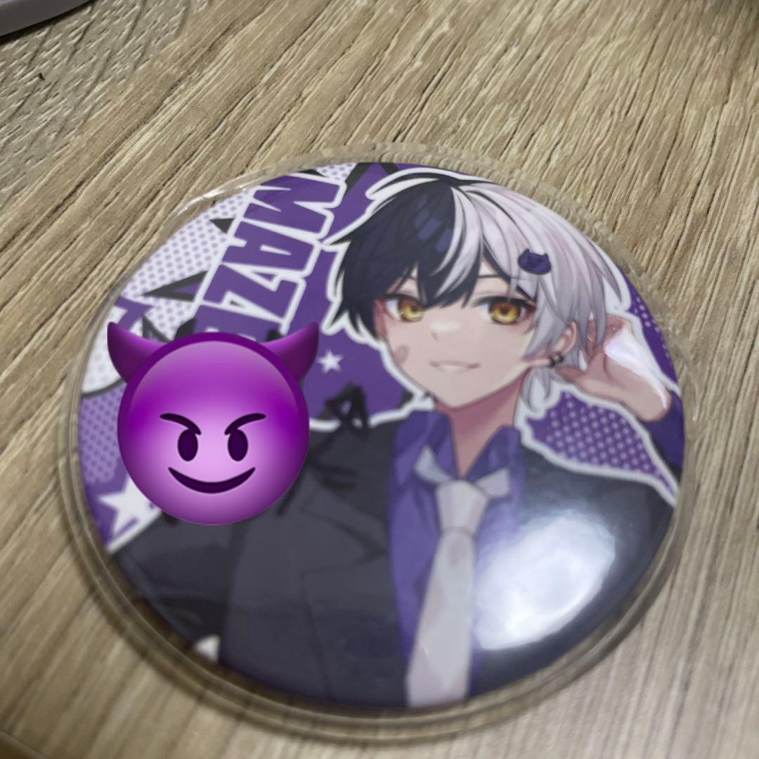 AMPTAK まぜ太 等身 直筆サイン入り 缶バッジ 1st - メルカリ