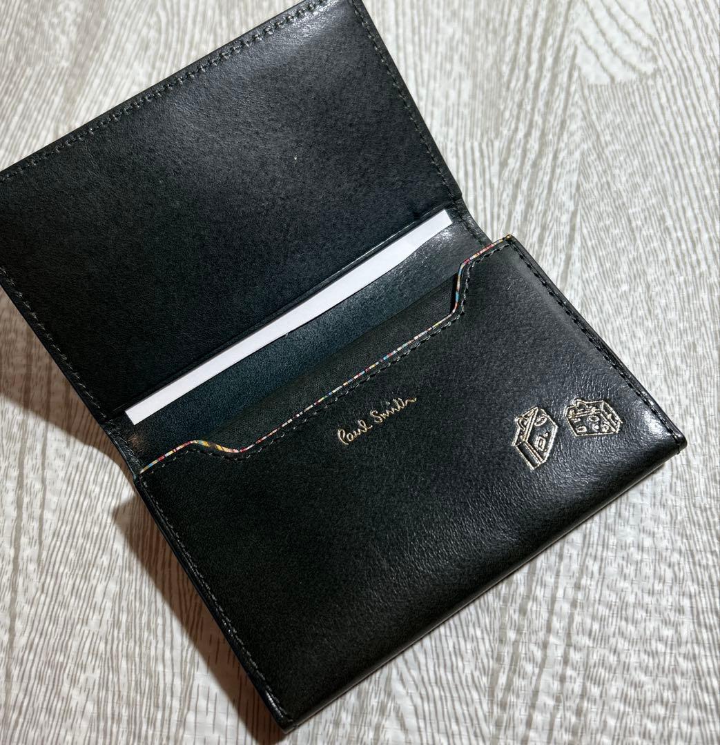 新品箱付【ポール・スミス】マルチストライプ 二つ折り名刺入れ/カード