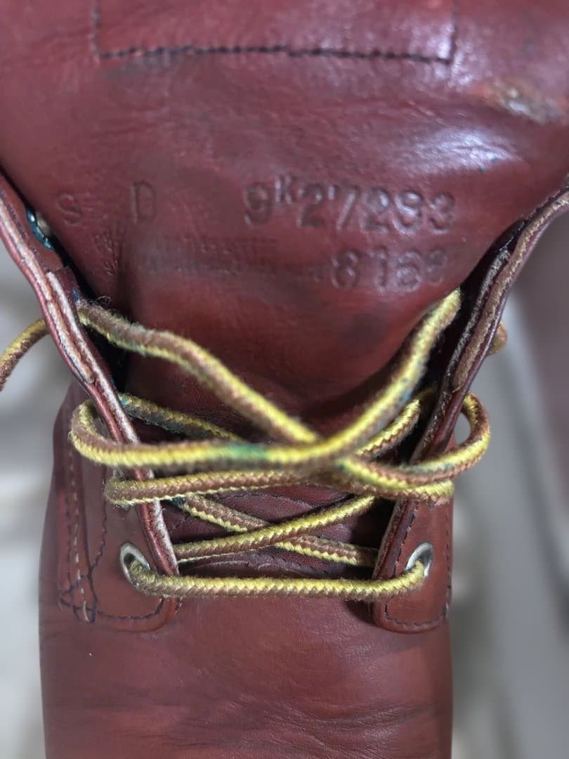 レッドウィング8166 四角犬タグ US9D 27センチ - メルカリ