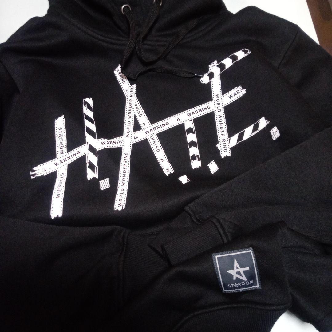 完売品】スターダム ✕ アベイルコラボ HATEパーカー Lサイズ - メルカリ