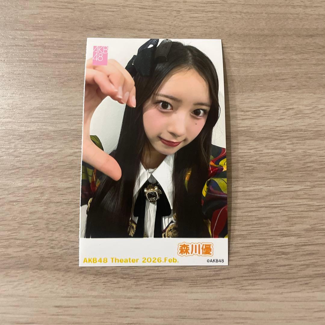 AKB48劇場 ガラポン チェキ風生写真 森川優 - メルカリ