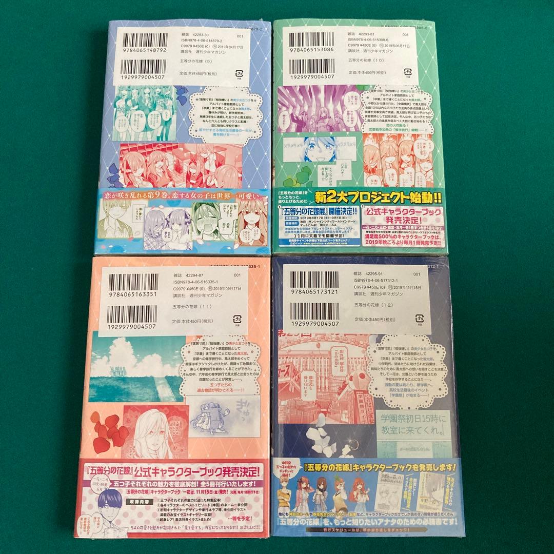 「断捨離 新品未開封 早い者勝ち！」五等分の花嫁 全巻初版未開封 シュリンク付き
