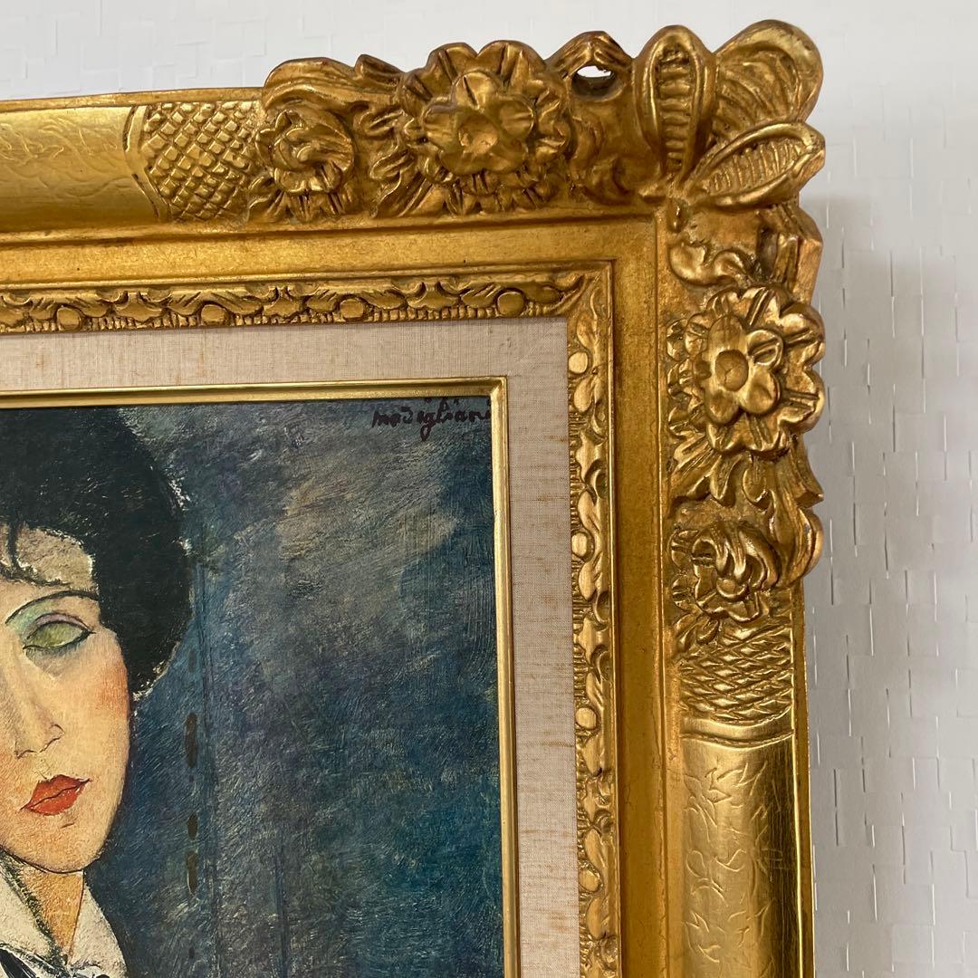 モディリアーニ 黒いネクタイの女」複製画 - メルカリ