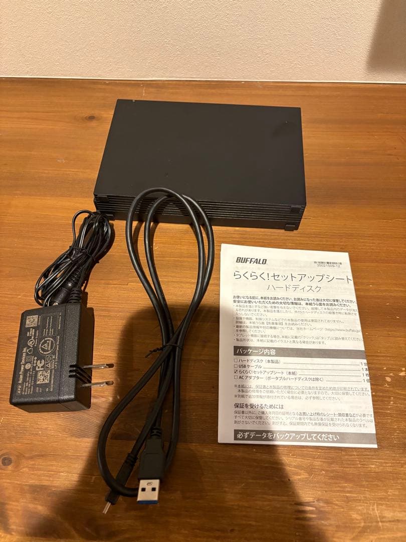 BUFFALO 外付けハードディスク HD-EDS6U3-BE 箱無し BUFFALO HD-EDS6U3-BE [HD-EDS-Eシリーズ 6TB ブラック] HDD