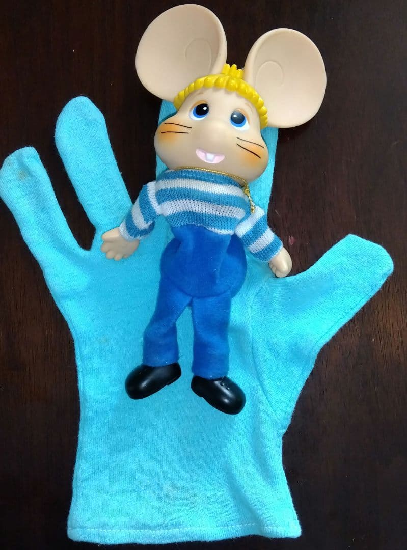 昭和レトロ】希少♢タカラ＊指人形トッポジージョ＊1988＊日本