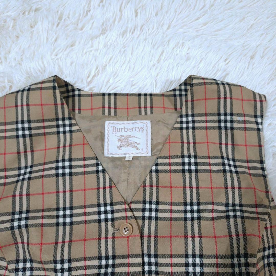 希少 大きいサイズ バーバリー ベスト ノバチェック 15号 - メルカリ