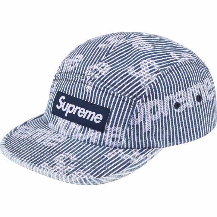 ストライプ Supreme Denim Camp Cap Stripe