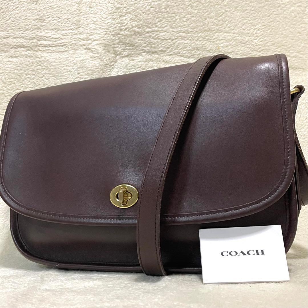 【極美品】 オールドコーチ シティバッグ ショルダー ターンロック チャーム 極美品】 オールドコーチ シティバッグ ショルダー ターンロック