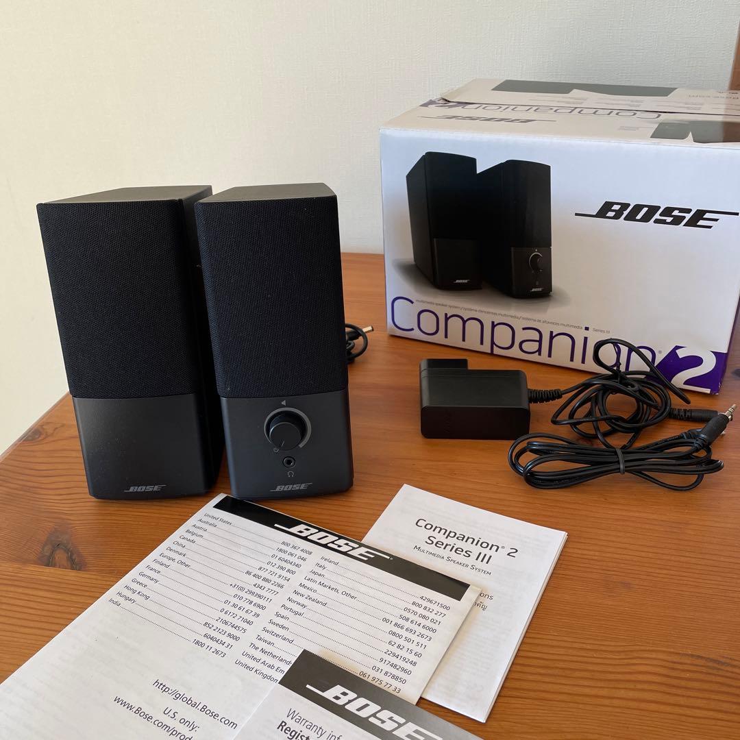 美品BOSE COMPANION2 SERIES 3 BK ボーズ有線スピーカー - メルカリ