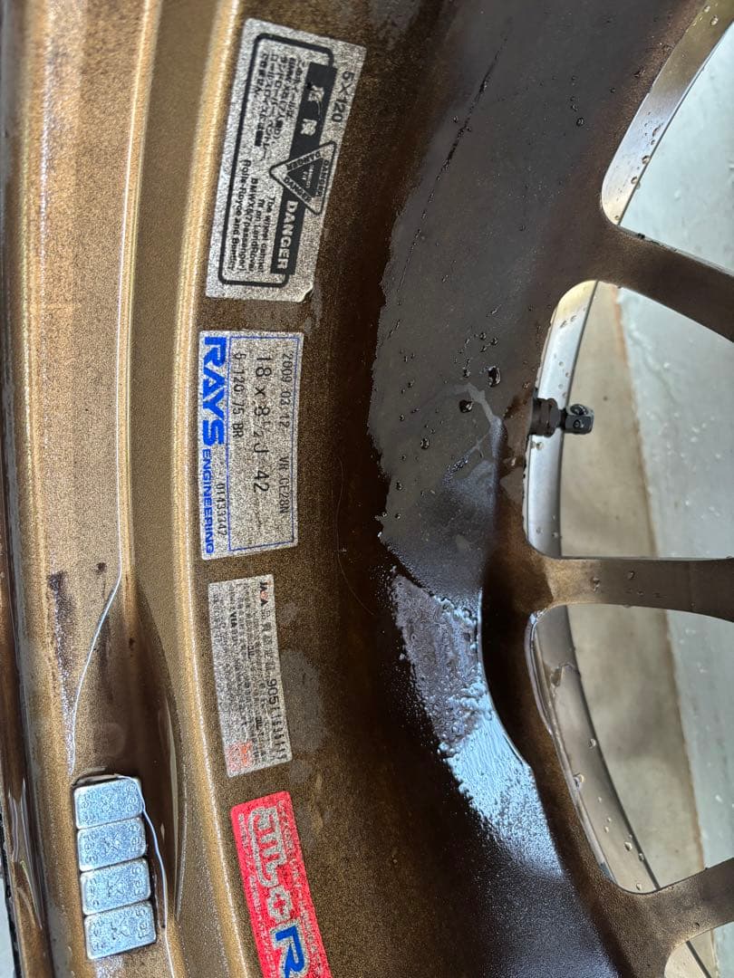 RAYS CE28 １８インチ　8.5J +42 PCD 120 