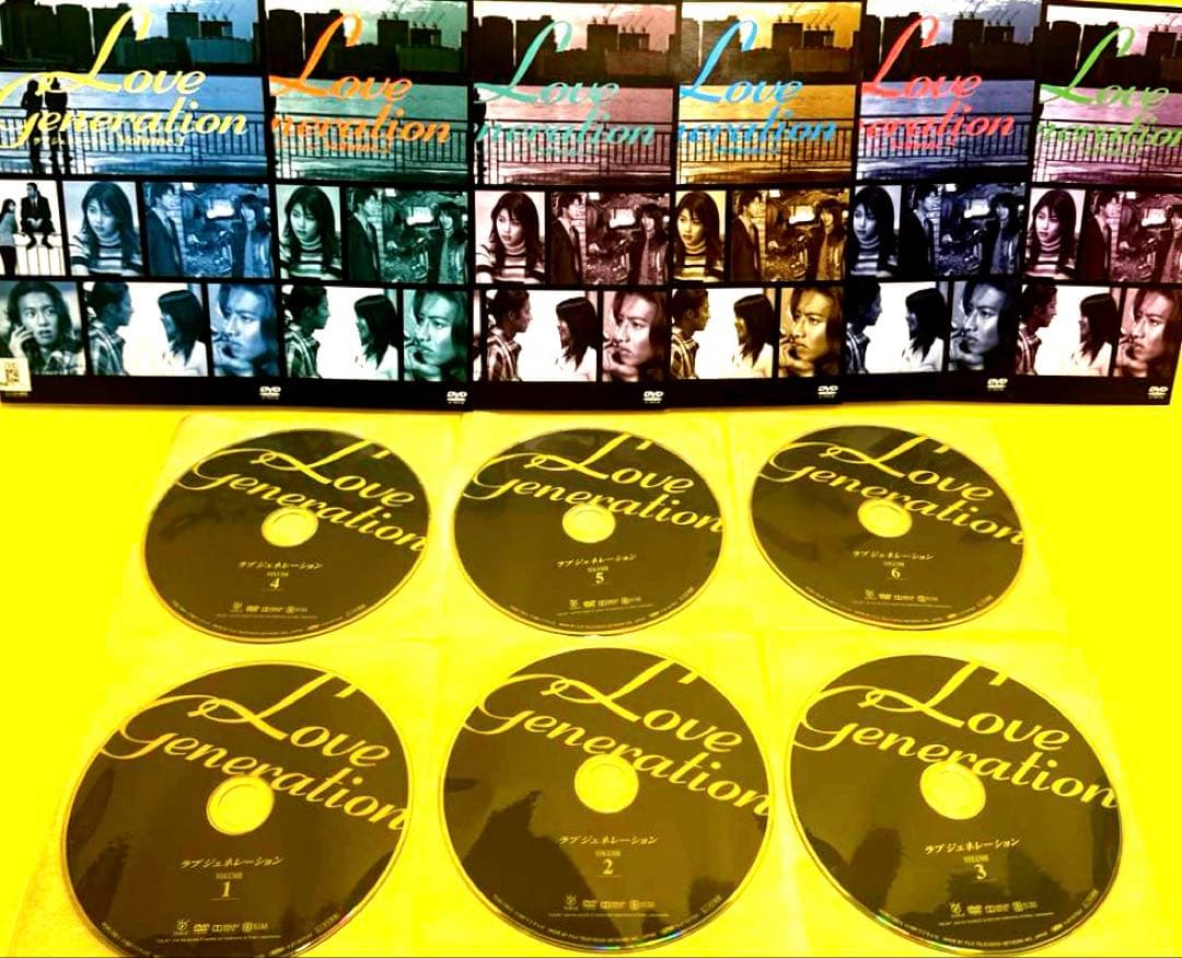 ラブ ジェネレーション DVD 全6巻 木村拓哉 / 松たか子 - メルカリ