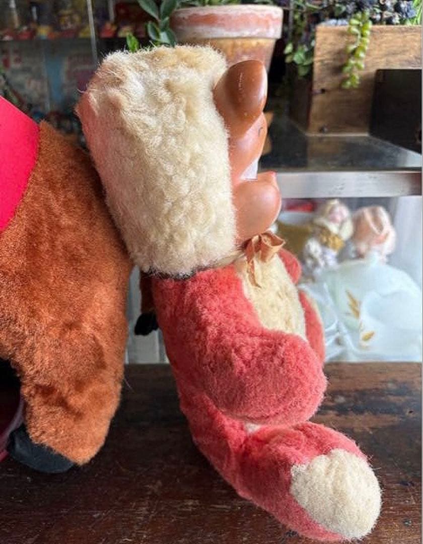 ビンテージ ラバーフェイスドール ベア 泣き顔