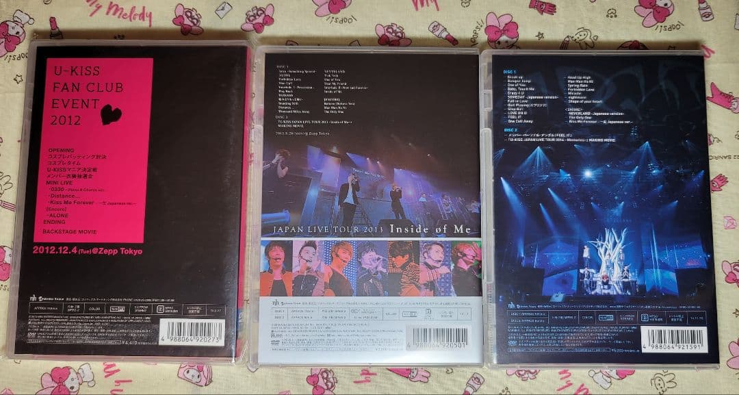 【匿名配送/送料込】U-KISS DVD 6枚セット