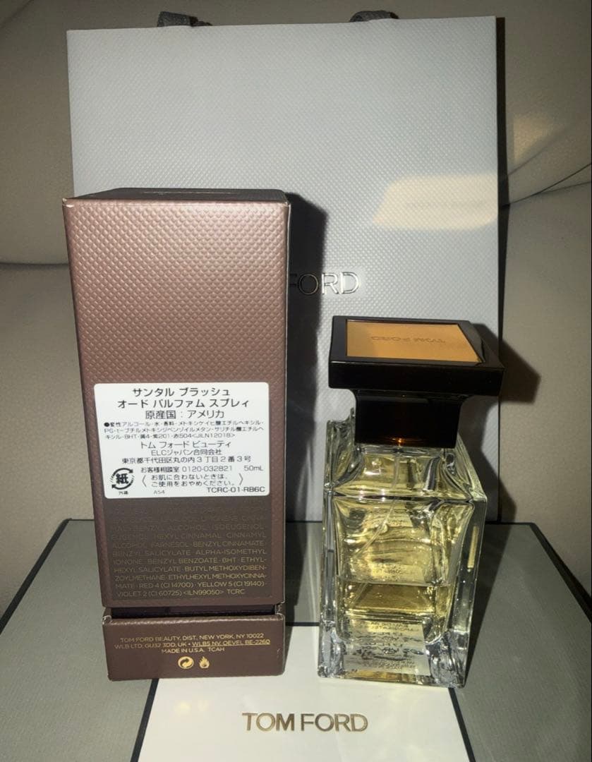 TOMFORD トムフォード サンタルブラッシュ オードパルファム50mlボトル