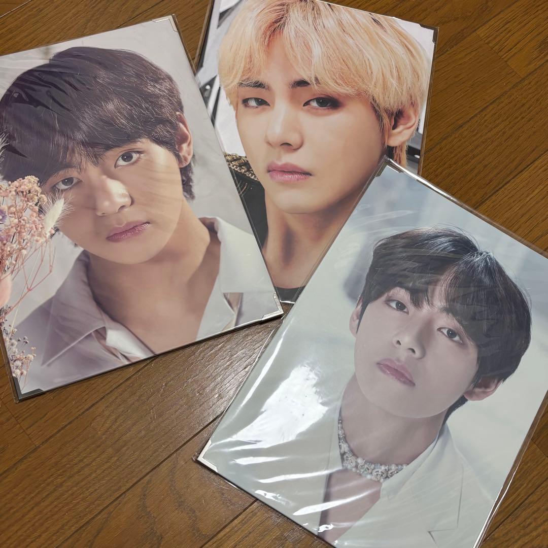 BTS V 】未開封 プレミアムフォト 3枚セット まとめ売り テテ 公式
