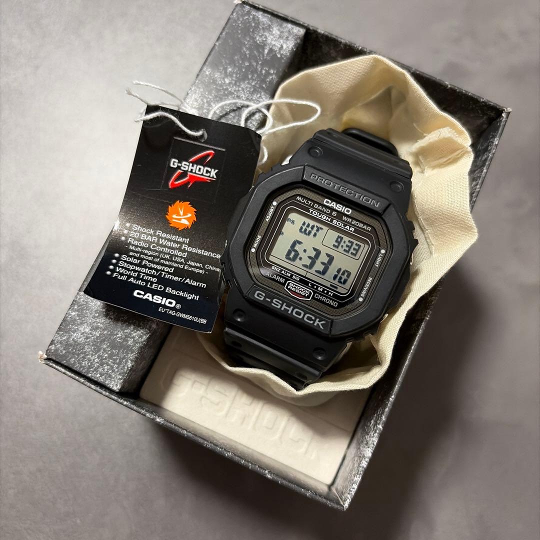 保証期間内 GW-5000U-1 CASIO G-SHOCK 5600 GW5000U-1 | G-SHOCK 5600 SERIES Black | CASIO