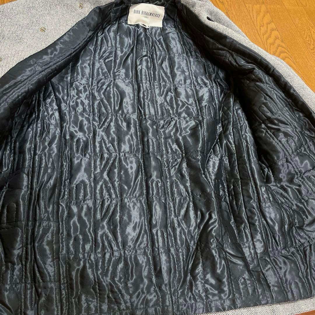 イタリア製【美品】ダークビッケンバーグ ウールピーコート38FEMME