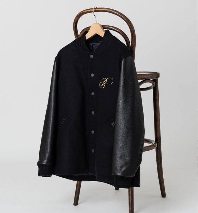 EDIFICE × Brooks Brothers 別注 ロゴ刺繍スタジャン - メルカリ