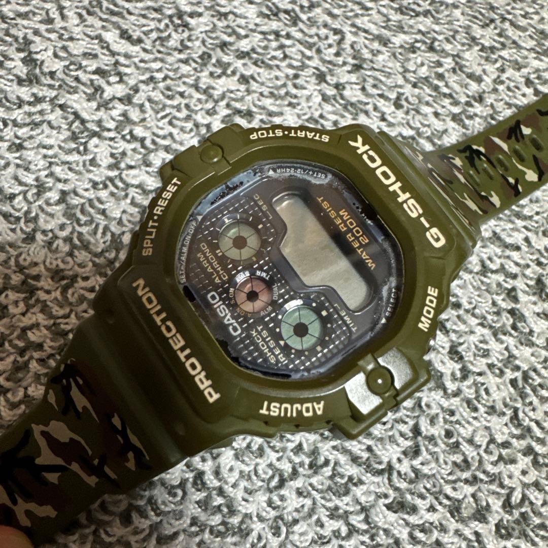 レアCASIO G-SHOCK DW-5900 初代三つ目 迷彩 カモフラージュ