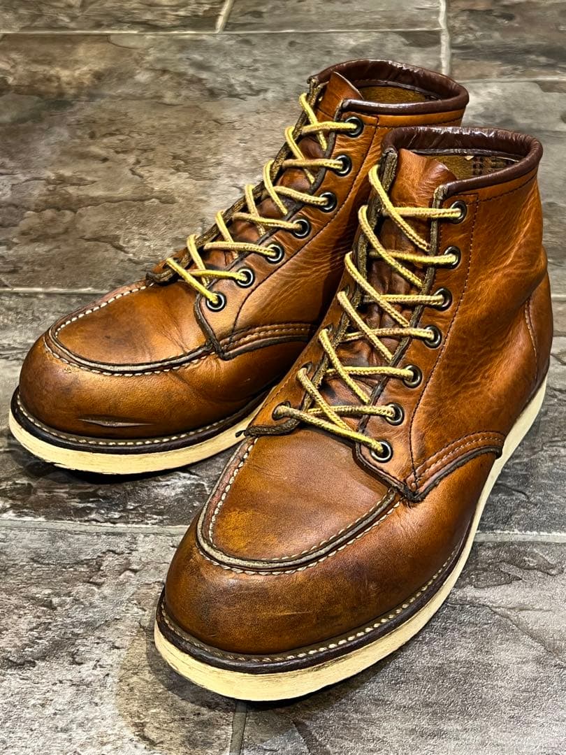 ☆90-00s】RED WINGアイリッシュセッター刺繍羽タグ26.5cmブーツ 🌳