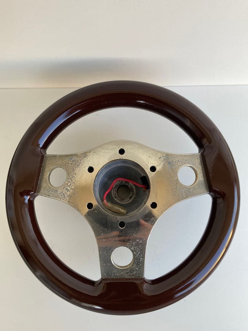 完全オリジナル‼️小径ウッドハンドル‼️23π‼︎街道レーサー‼️OBA