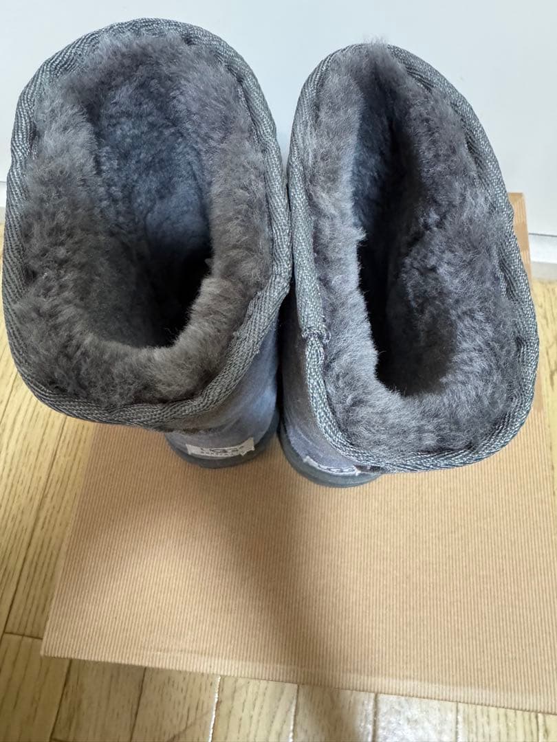 一 番 安いファッション - UGG グレー ムートンブーツ S115675748