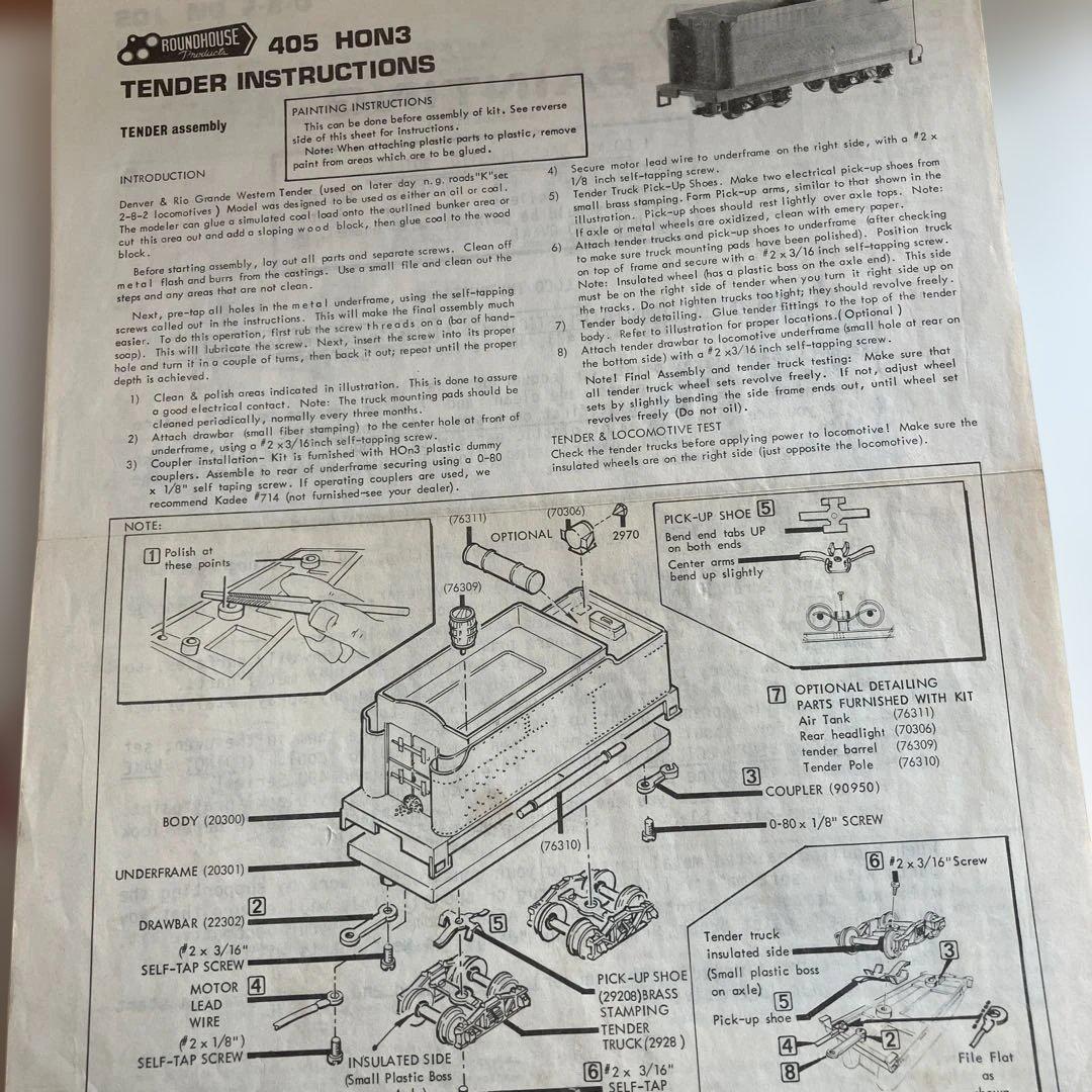鉄道模型 MDC HOn3(10.5mm) 2-8-0 LOCOMOTIVE KIT