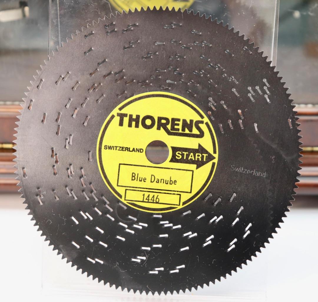 THORENS スイス製ディスク・オルゴール・ボックス、ディスク6枚付きの