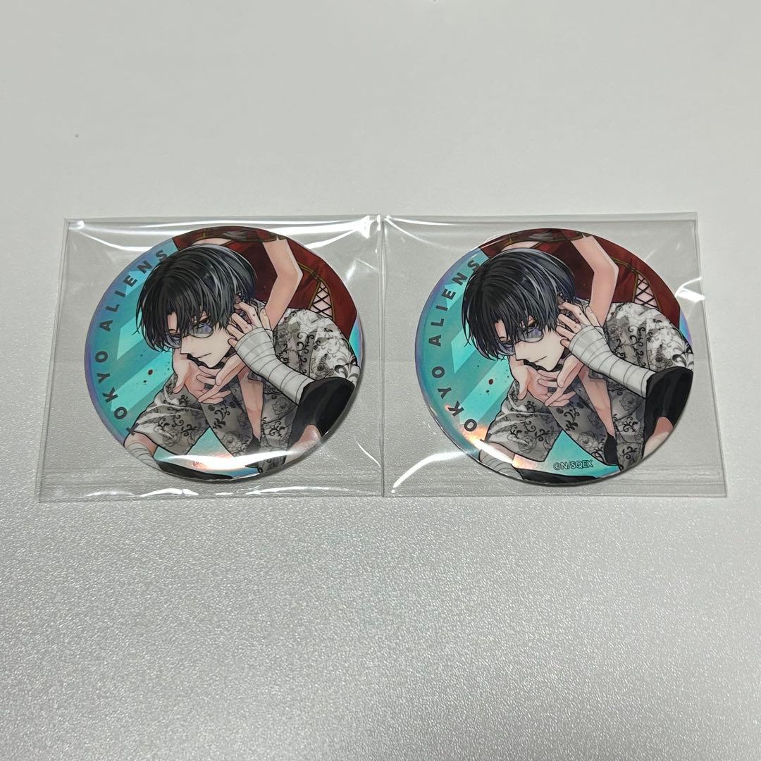 東京エイリアンズ 憂炎 オーロラ 缶バッジ - メルカリ