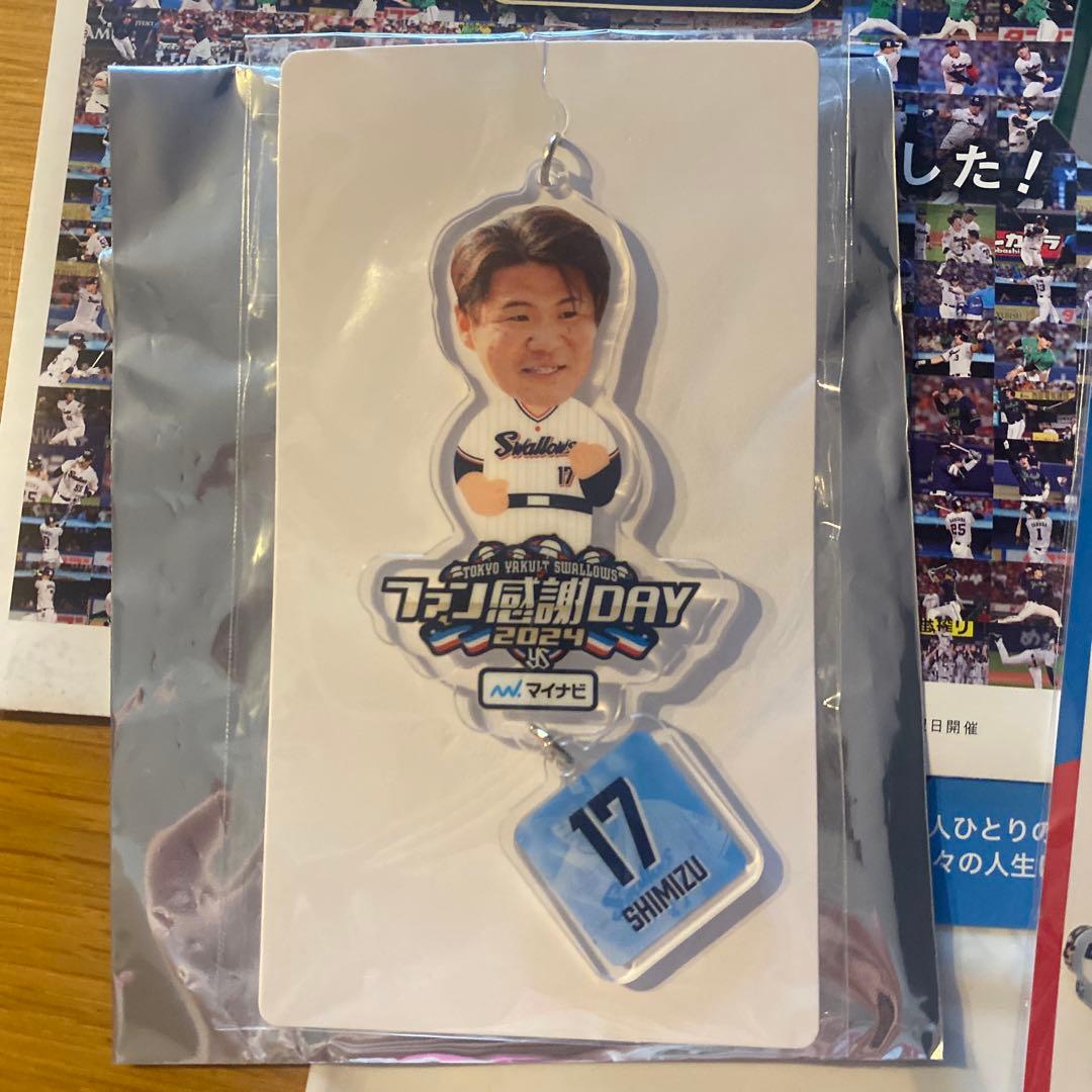 東京ヤクルトスワローズ ファン感謝DAY 2024 記念品清水昇 つば九郎