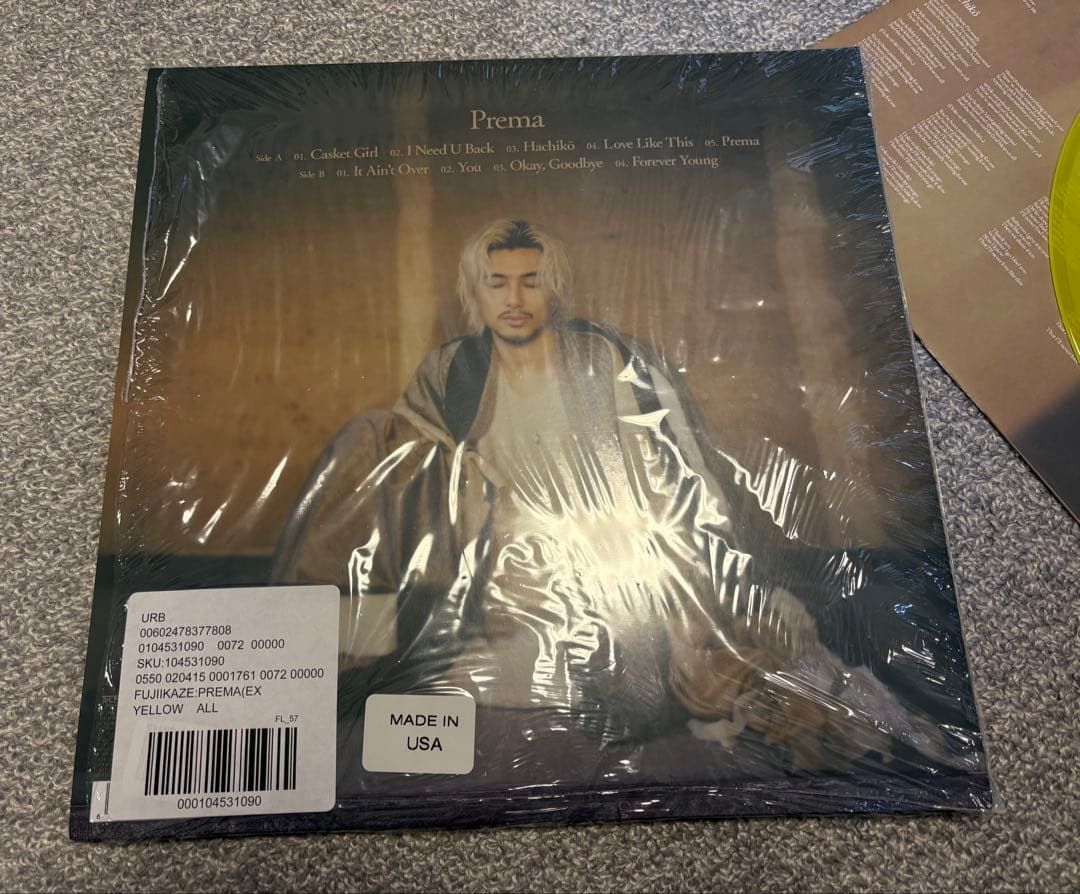 新品】藤井風レコードPrema UO Exclusive LP 1000枚限定 - メルカリ