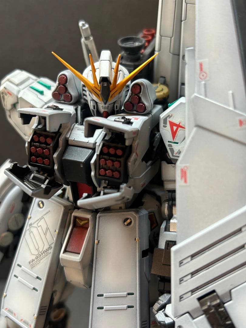 RG νガンダム HWS 全塗装 完成品 - メルカリ