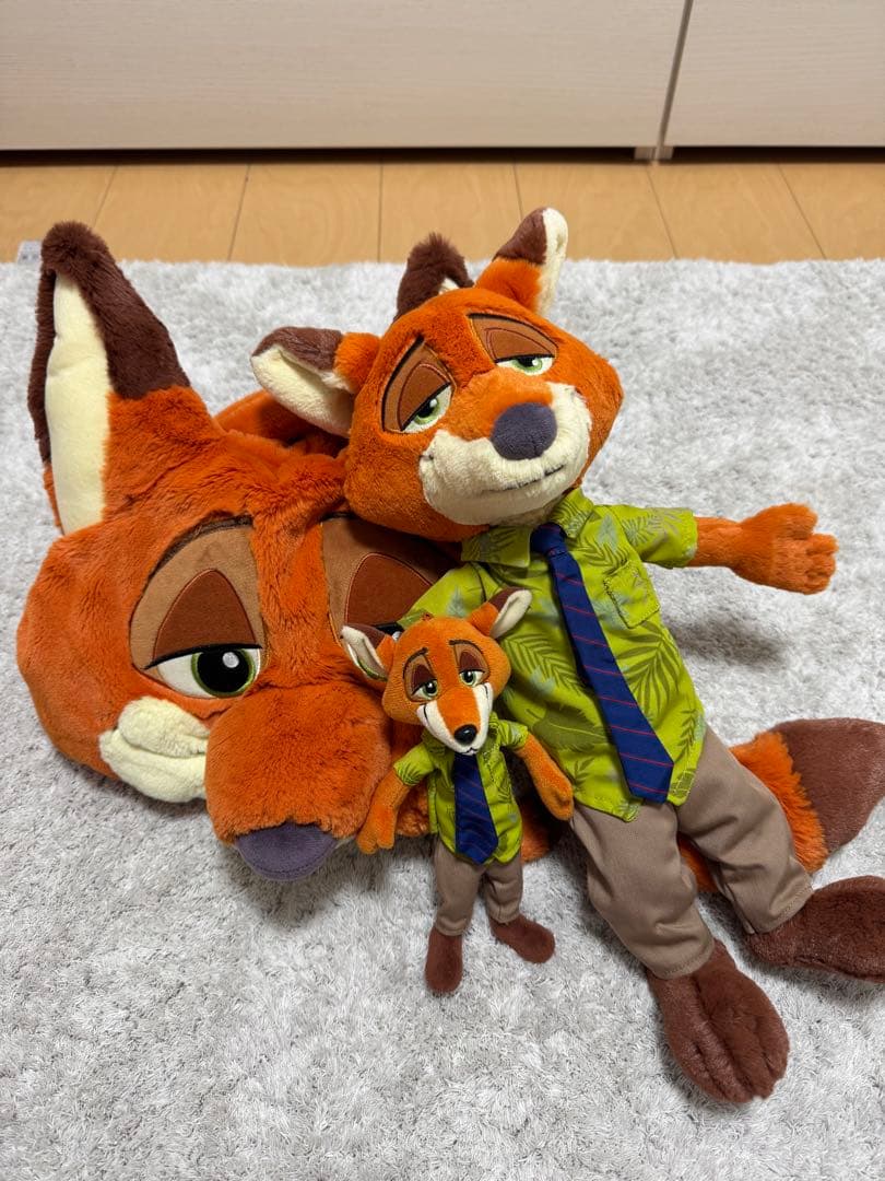 ズートピア ニックワイルド ぬいぐるみ ぬいぐるみバッジ ファンキャップ ディズニー ズートピア ファンキャップ ぬいぐるみバッジ ヘアピン