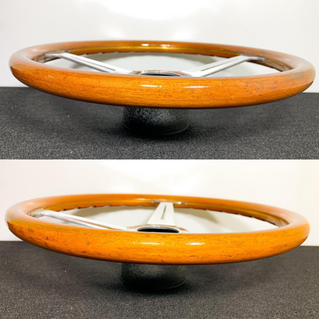 ナルディ クラシック ウッドステアリング おまけホーンボタン・ネジ6本