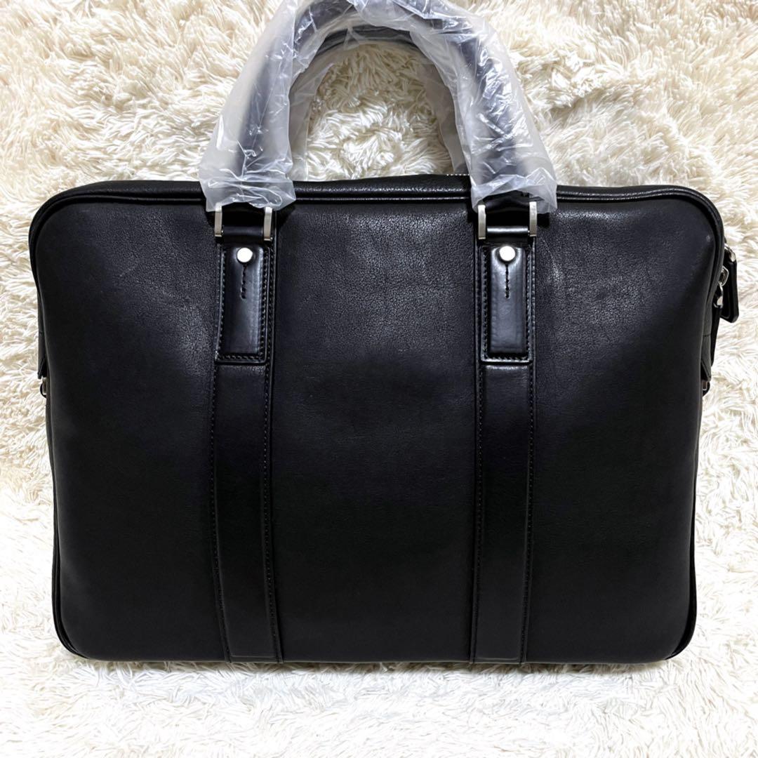 未使用】土屋鞄 ブレントブリーフ レザー シボ革 2wayビジネスバッグ