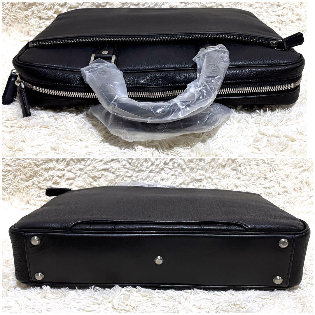 未使用】土屋鞄 ブレントブリーフ レザー シボ革 2wayビジネスバッグ