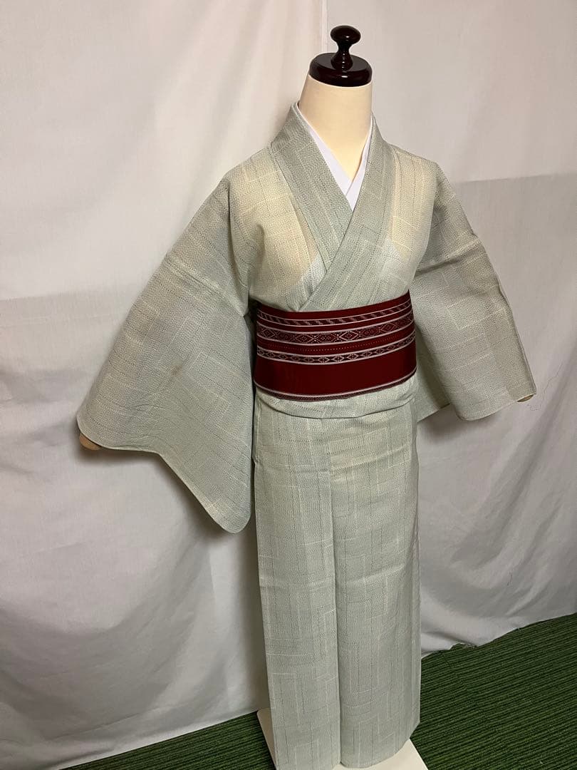 逸品】○新潟県伝統工芸品○【小千谷縮】○麻○草木染○紬