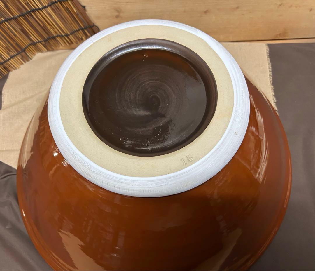 新品未使用/特価品❕常滑焼/ヤマセ/特大/15号/すり鉢/1点 大