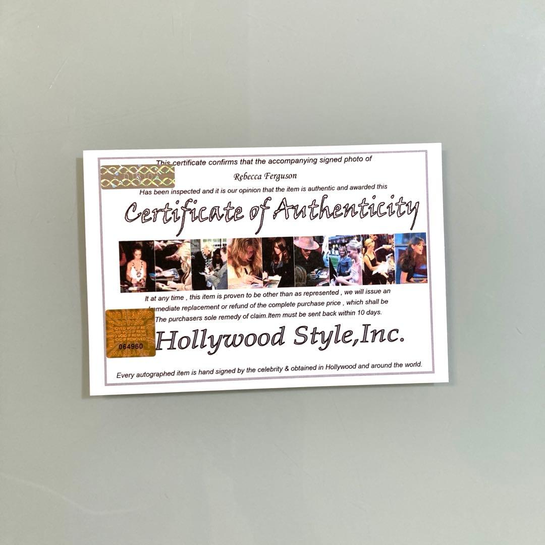 セール中…レベッカファーガソン直筆サイン超大型写真…ミッション