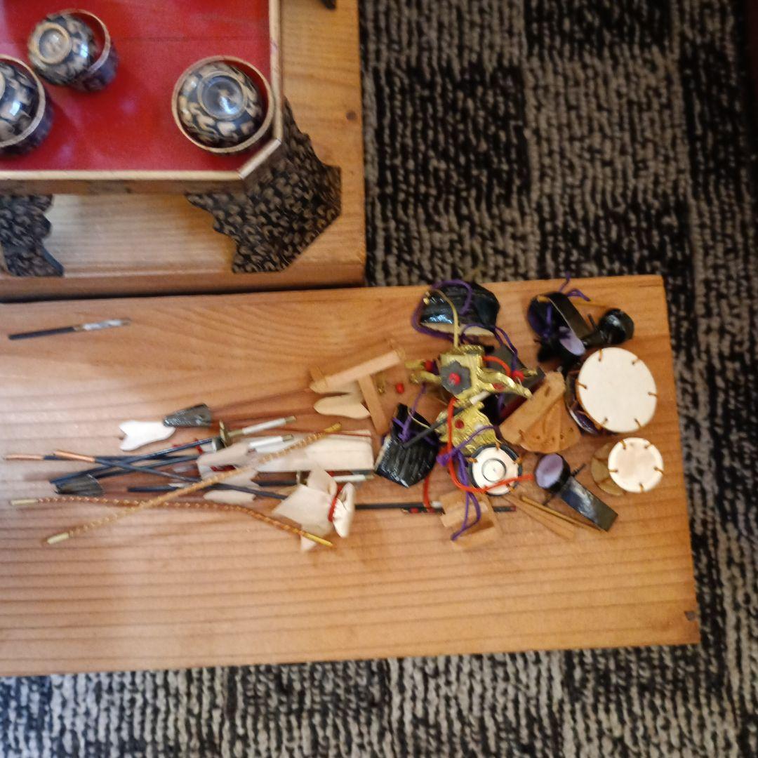 お値下げ♥雛人形 御殿飾り 伝統的な雛人形セット 昭和30年レトロ