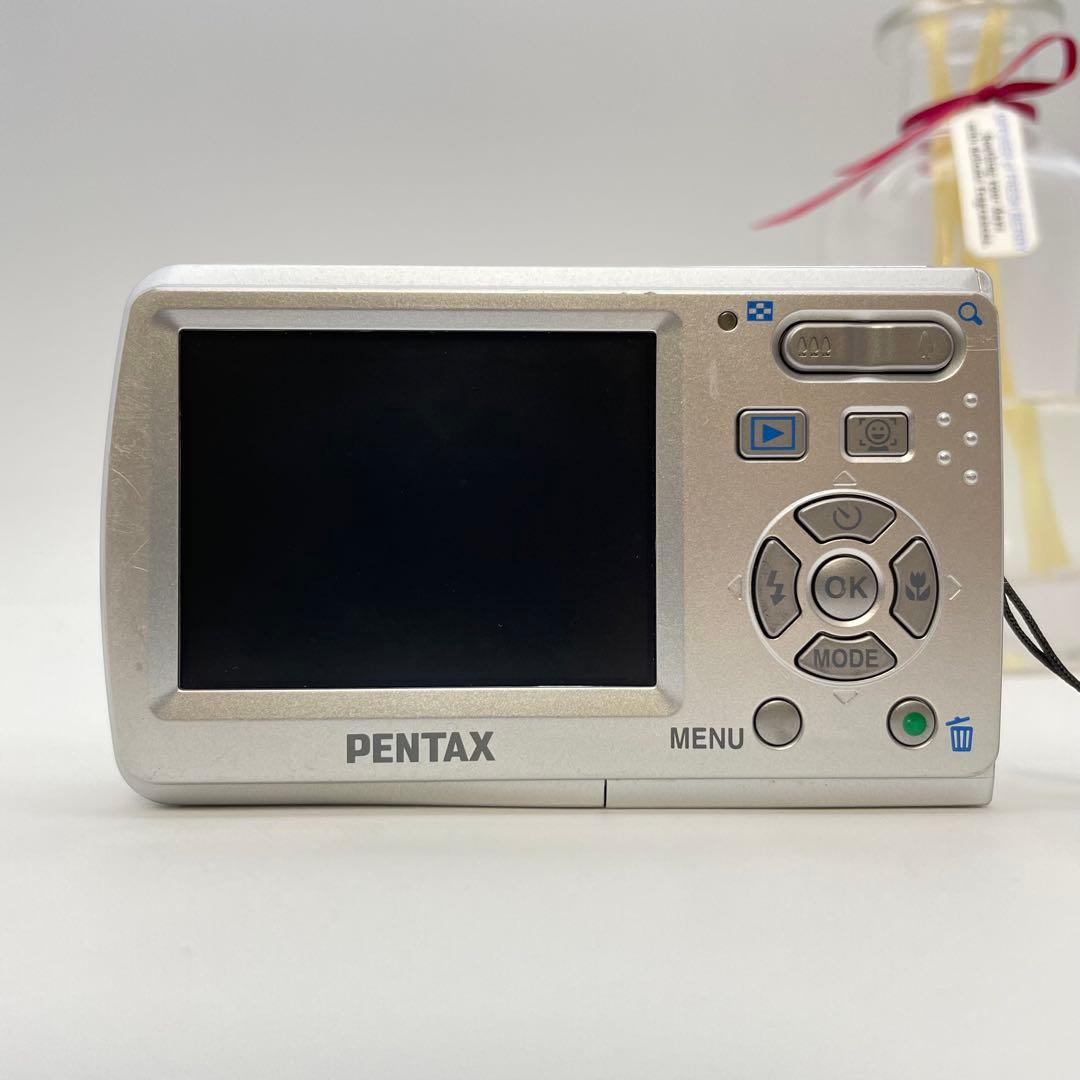 動作確認済✨PENTAX Optio E60✨スマホ転送OK 単三電池 可愛い