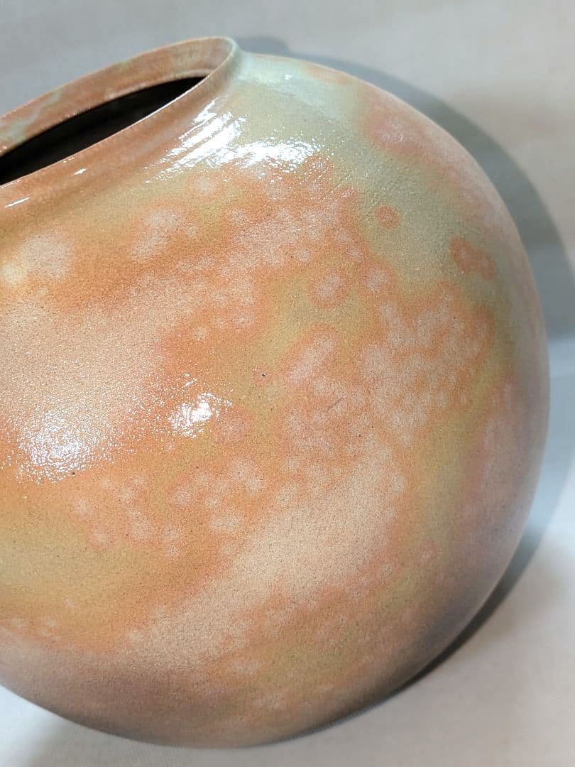 萩焼 一立窯 浦裕作☆花瓶 花入れ 花器 壺 華道 生け花 投げ入れ