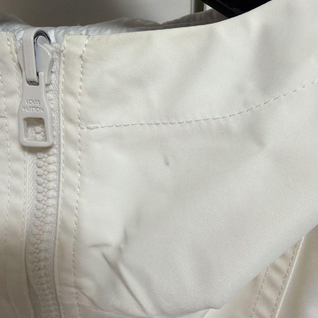 Louis Vuitton リバーシブル ホワイト ナイロンジャケット 44