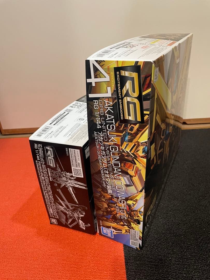 RG アカツキガンダム 大鷲装備・不知火パック おまけ付き - メルカリ