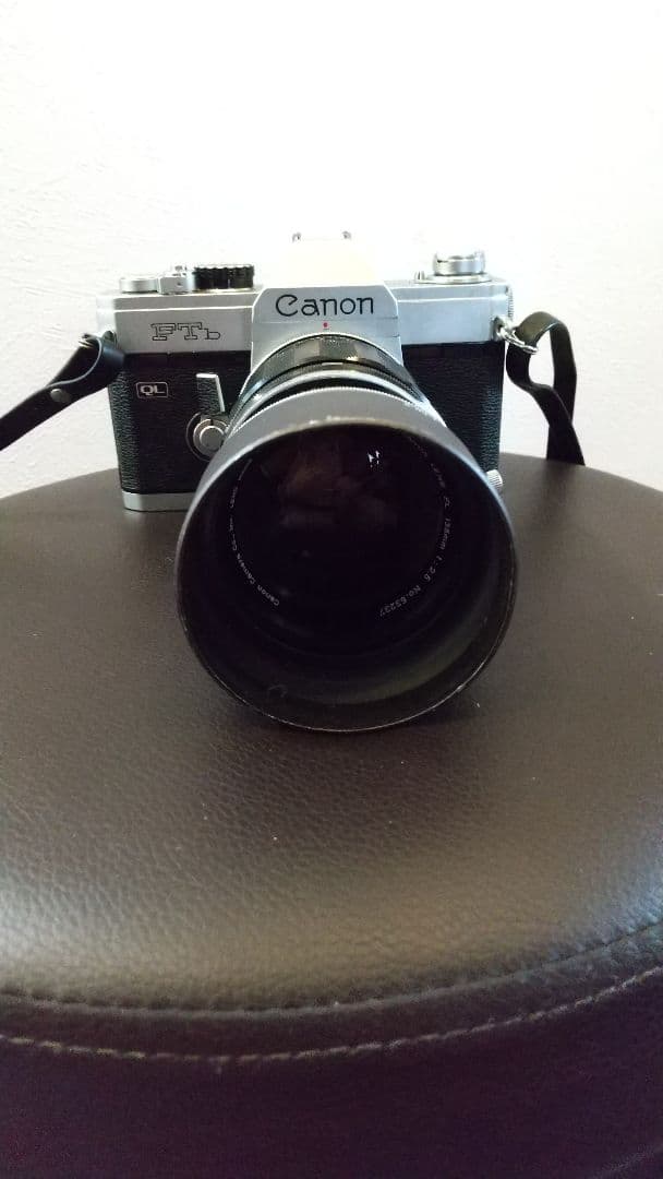 フィルムカメラ Canon FTb  QL 296210 Canon FTb QL Black 35mm SLR Camera w/ 50mm f1.8 Lens -New Seals- [EXC+