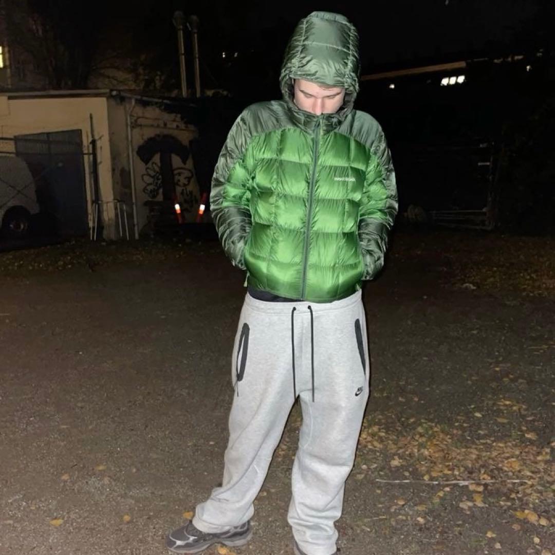 モンベル スペリオダウンパーカ メンズ グリーン XL 新品未使用 - メルカリ