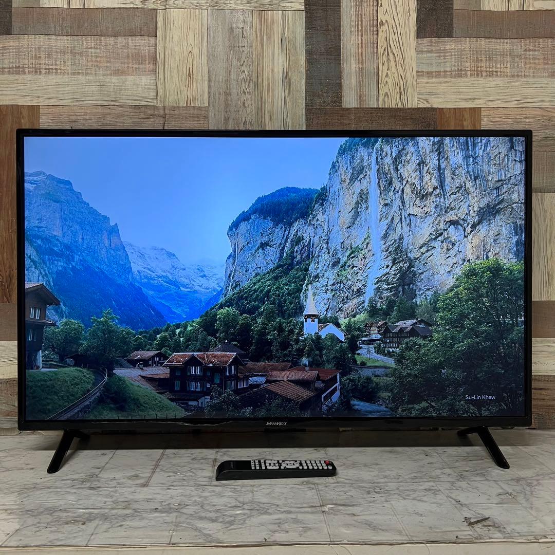 即日受渡❣️全国送料込ジャパンネクスト43型4K液晶モニターリモ付