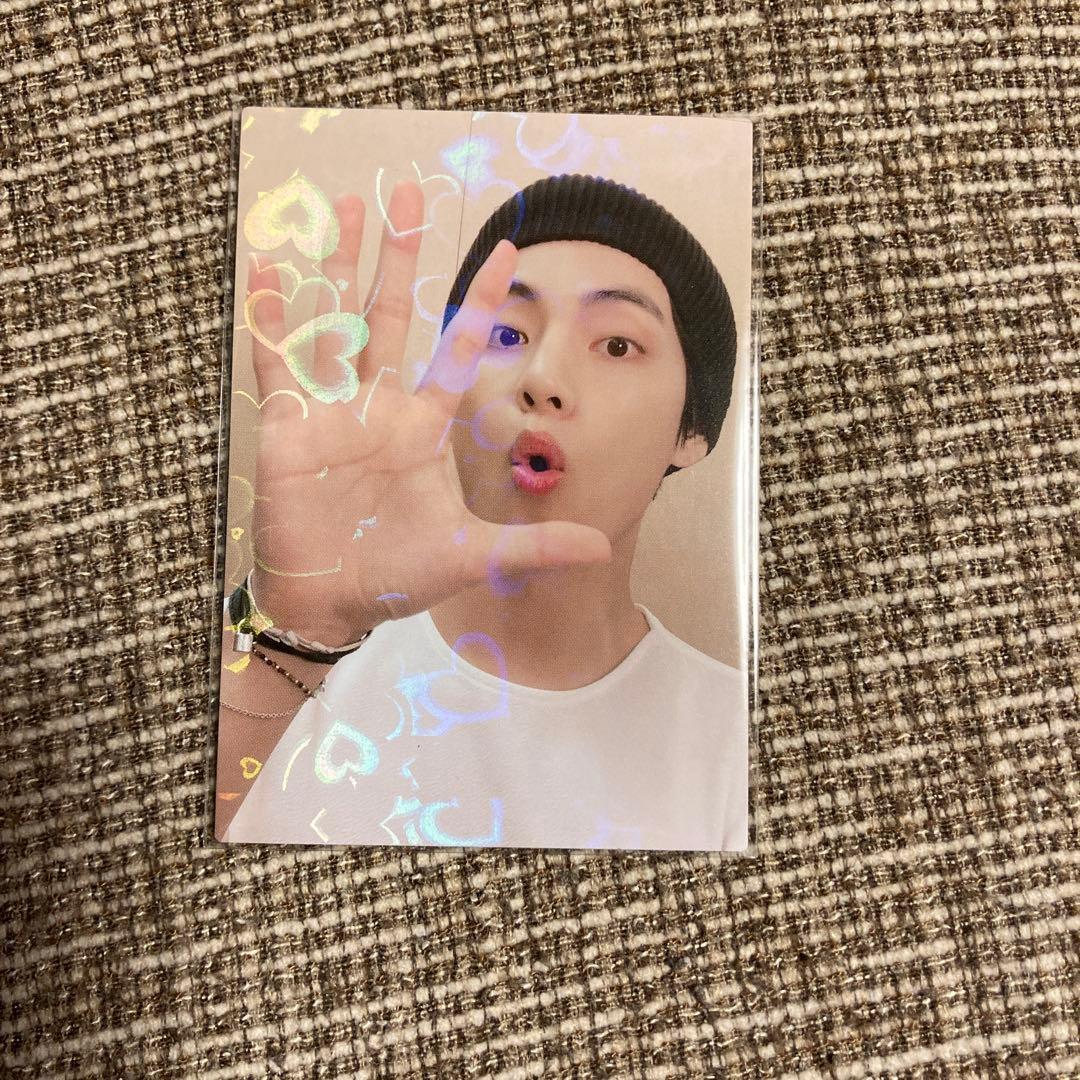 BTS V テテ テヒョン トレカ fc継続特典 非売品 BTS V テテ ファンクラブ更新トレカ ☆BTS V ブイ テヒョン テテ