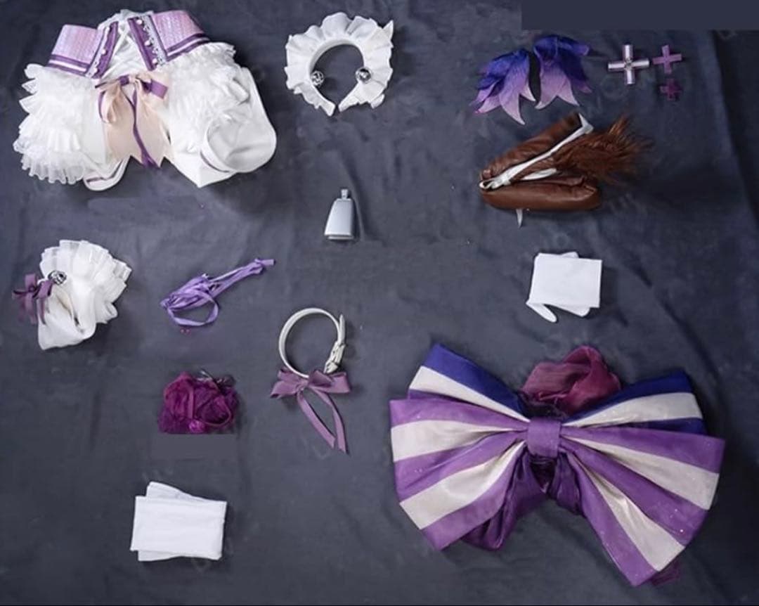 Uwowo 樫野 アズールレーン 高品質 コスプレ フルセット ウィッグ