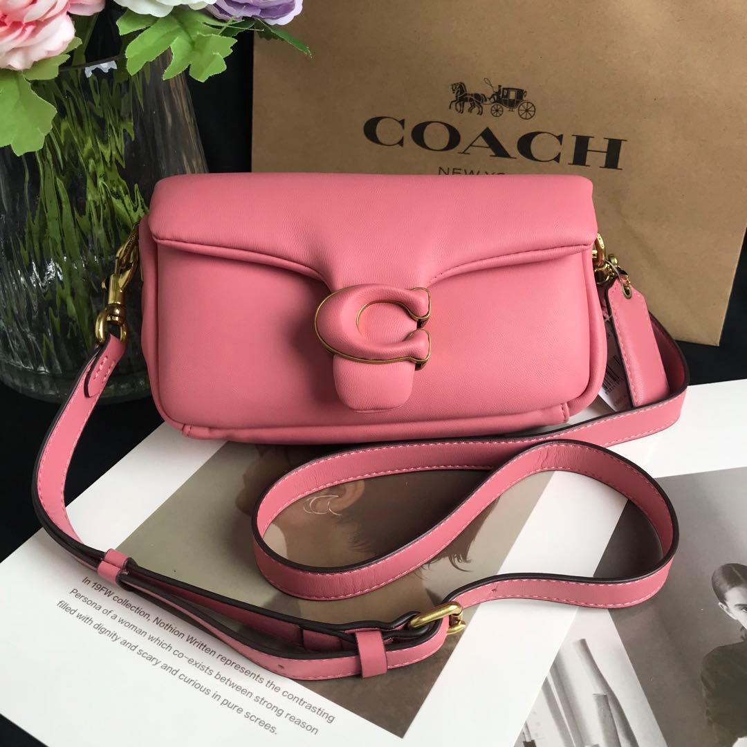 新品 COACH コーチ ピロー タビー ショルダー バッグ 18 ピンク - メルカリ